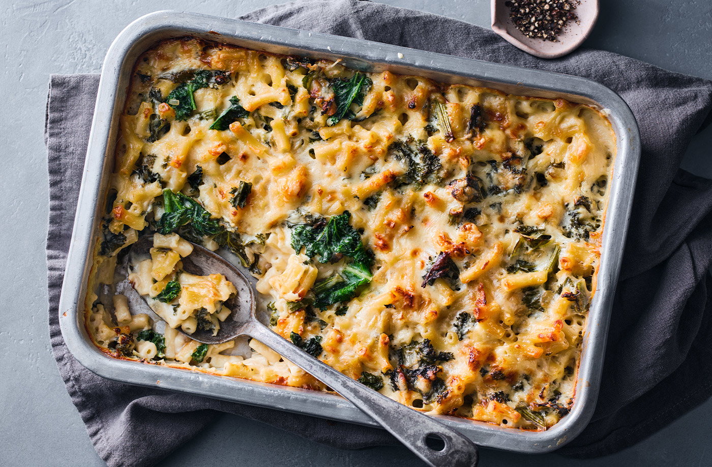 Kale mac 'n' cheese