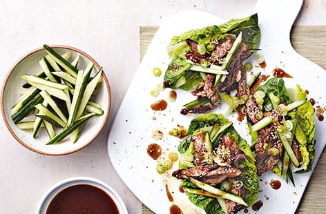 Image of "Crispy pork lettuce cups"