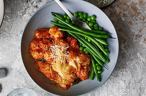 Image of "Gnocchi bake with green veg"