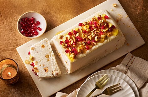 Image of "Maple and hazelnut semifreddo"