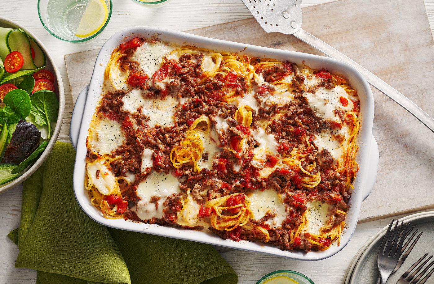 Spaghetti lasagne