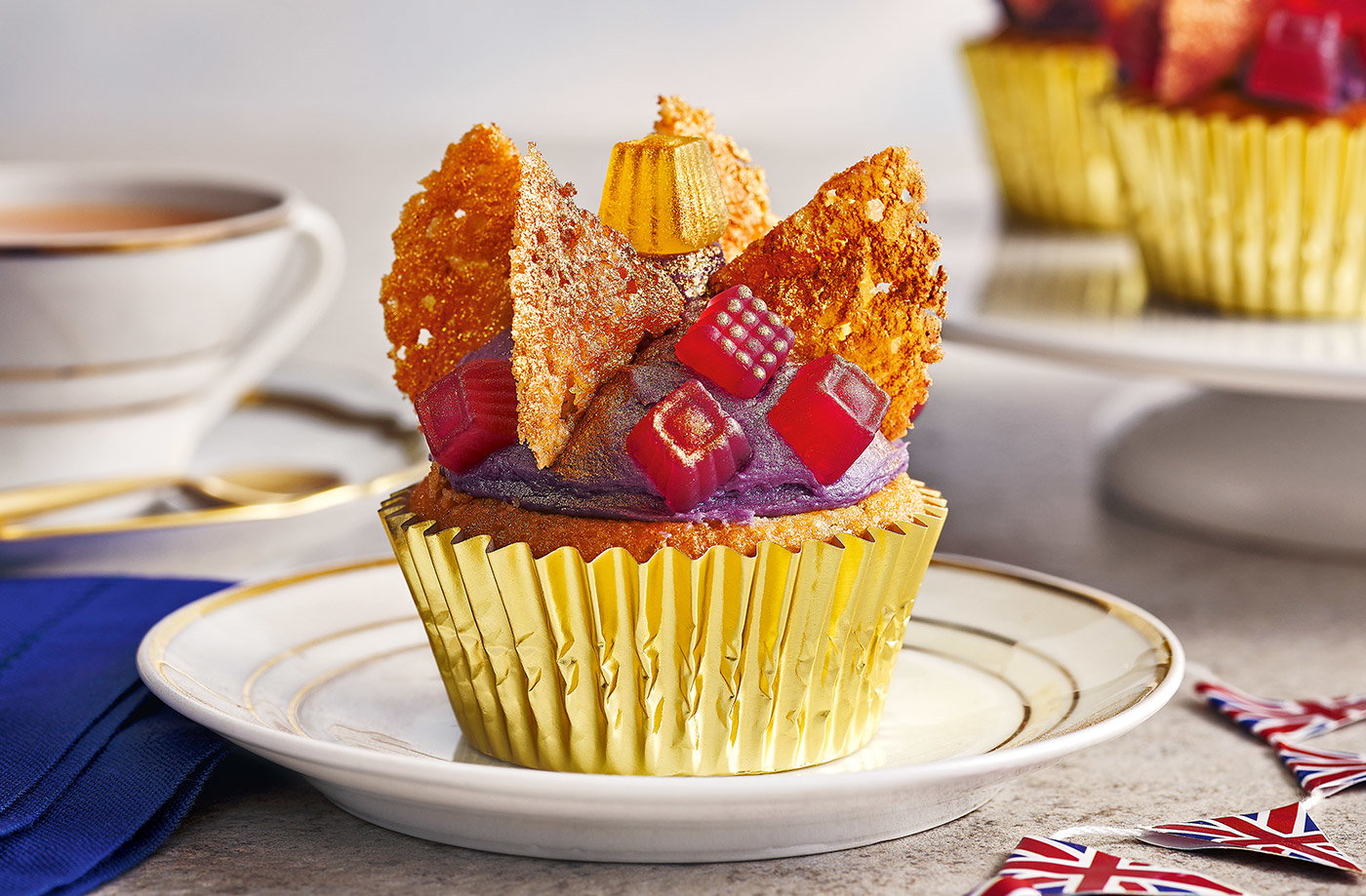 Coronet cupcakes