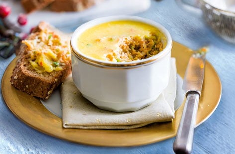 Image of "Spiced potted crab with soda bread"