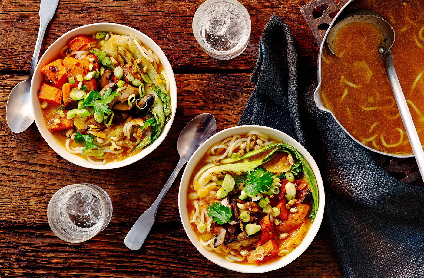 Butternut squash ramen
