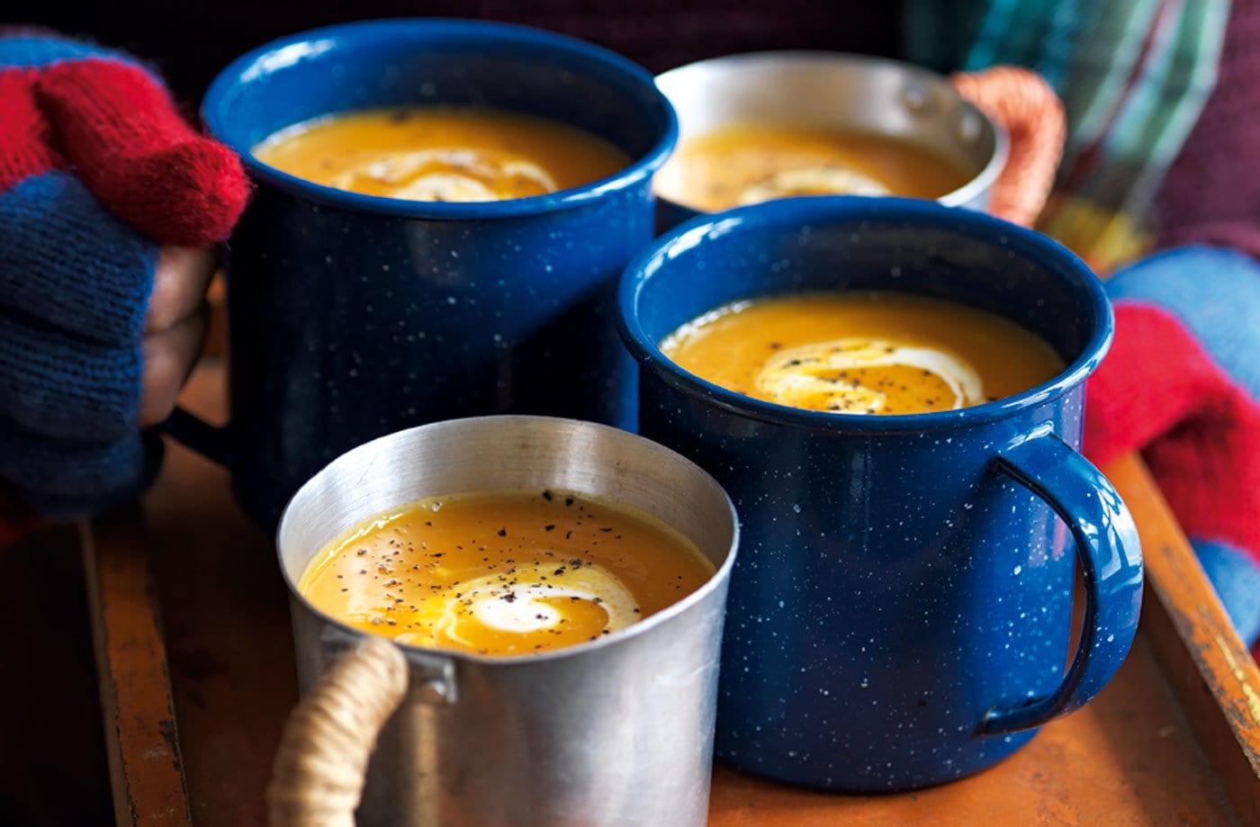 Creamy butternut squash soup 
