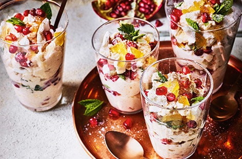 Image of "Pomegranate mess pots"