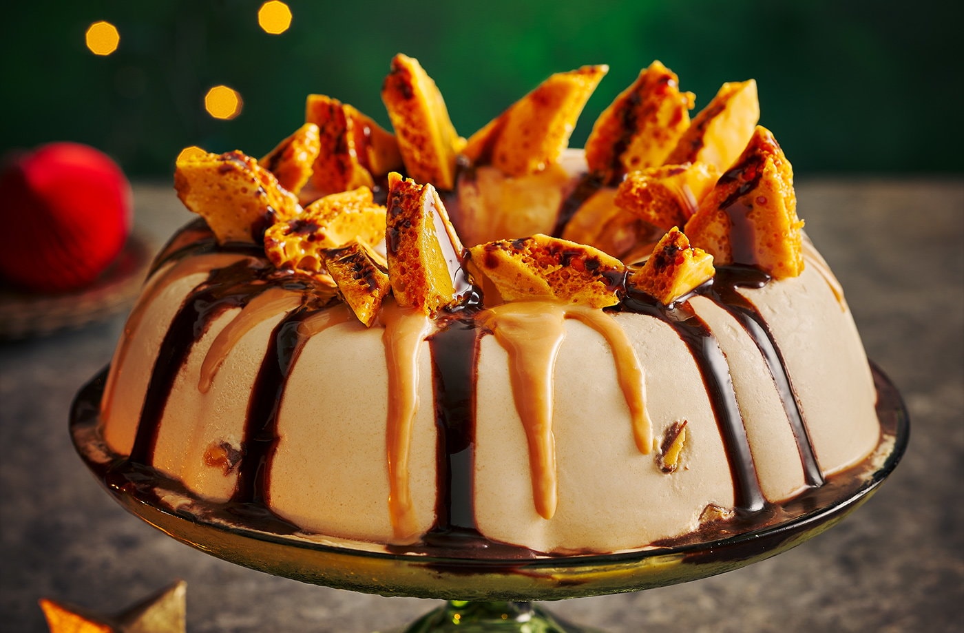 Butterscotch and honeycomb bundt