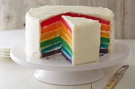 Image of "Rainbow cake"