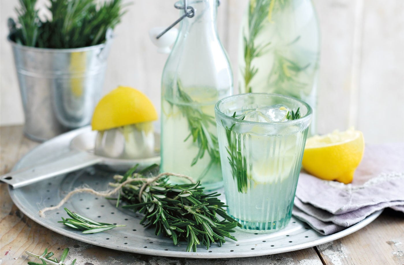 Rosemary-infused lemonade