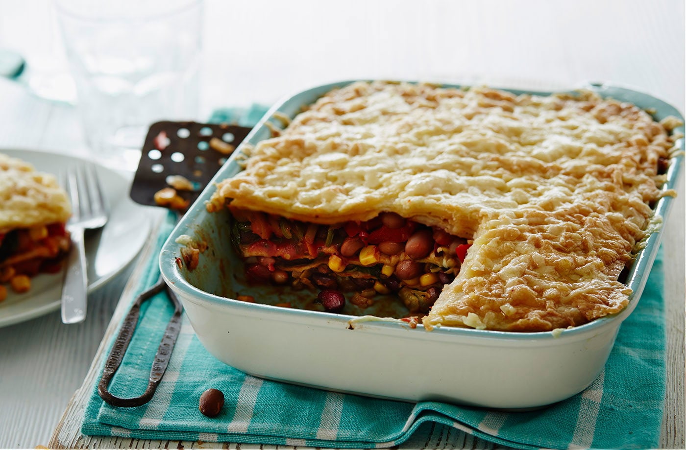 Mexican lasagne
