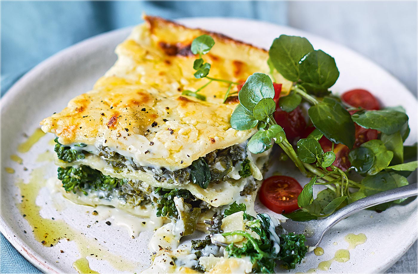 Green vegetable lasagne