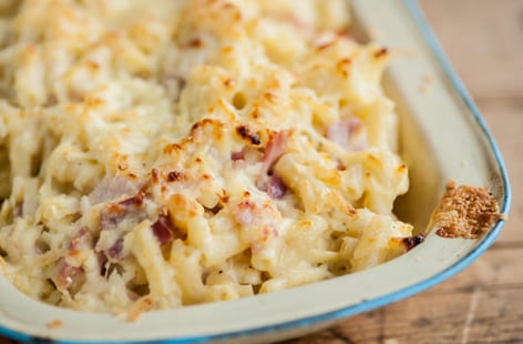 Image of "Adam Gray's macaroni ham and cheese"
