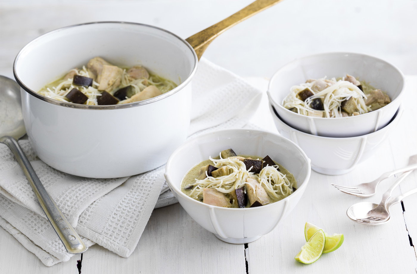 One-pot Thai green chicken curry