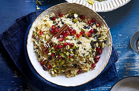 Image of "Pomegranate pilaf"