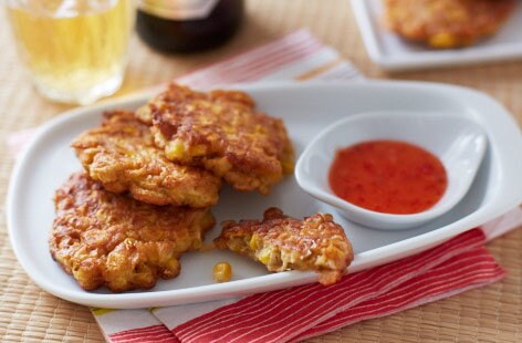 Spicy corn fritters