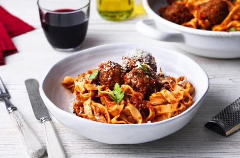 Image of "Pasta with meatballs"