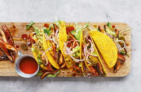 Image of "Smoky mushroom tacos"
