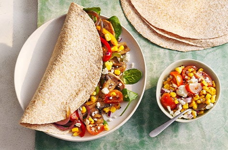 Image of "Mushroom fajitas"