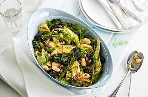 Image of "Roast fennel and butter beans"