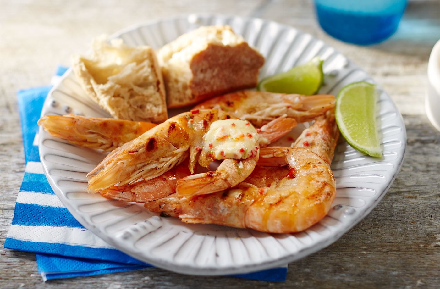 Chilli and lime prawns