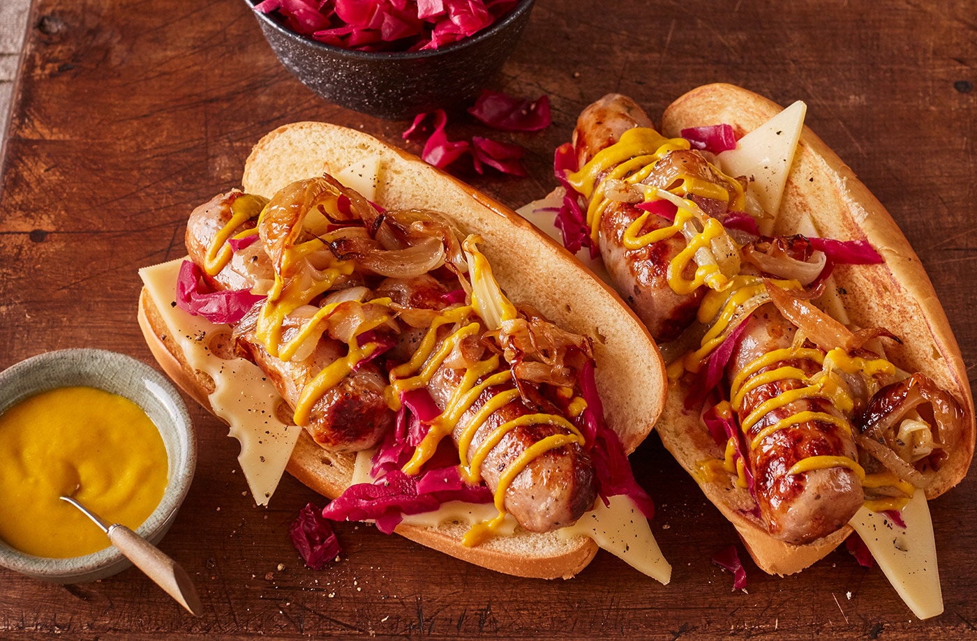 Fancy hot dogs