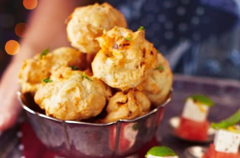 Image of "Chorizo and Gruyère puffs"