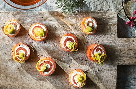 Image of "Salmon roll-ups"
