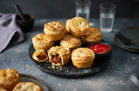 Image of "Vegan Aussie party pies"
