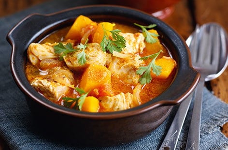 Image of "Butternut squash and chicken rogan josh"