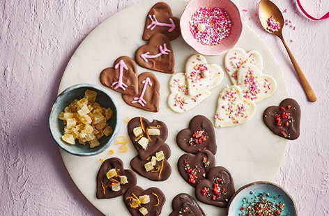 Image of "Personalised chocolate hearts"