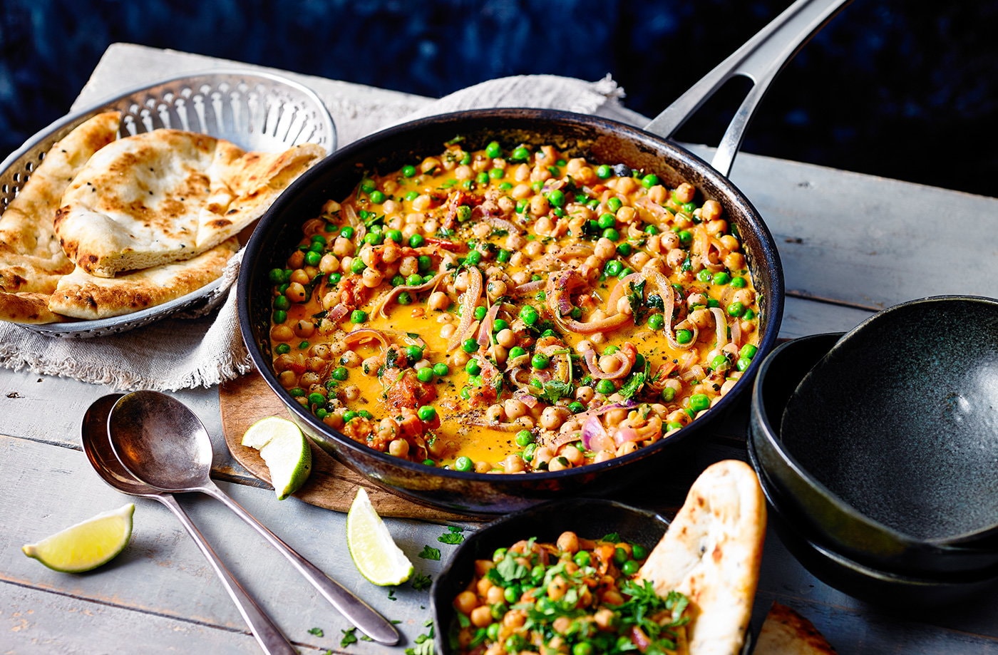 Chickpea coconut curry