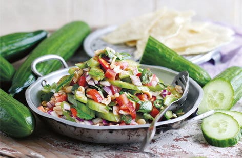 Image of "Indian-style cucumber salad"