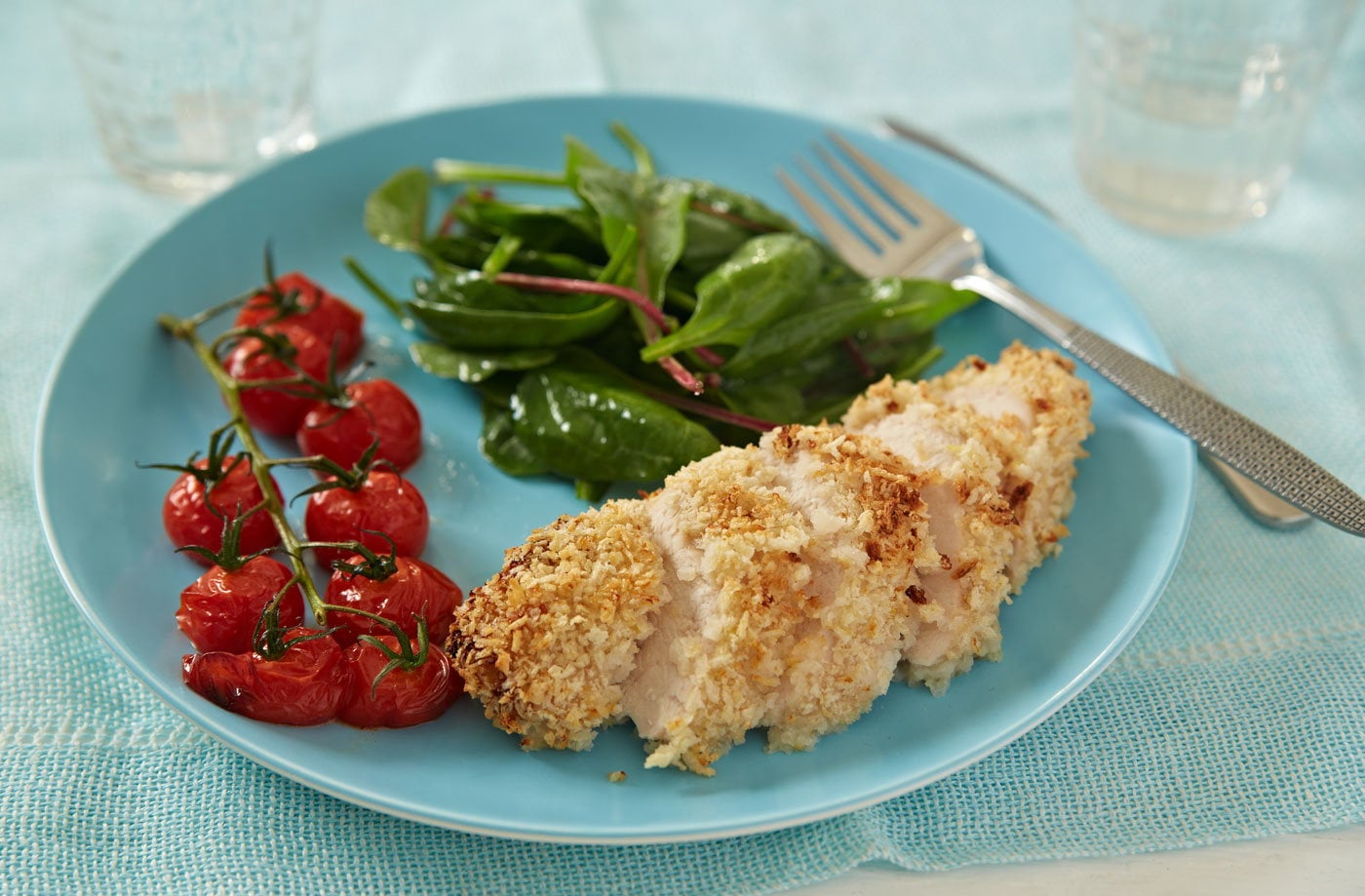 Healthy panko chicken