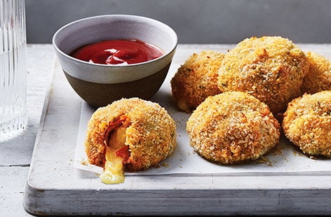 Image of "Cheesy pizza balls"