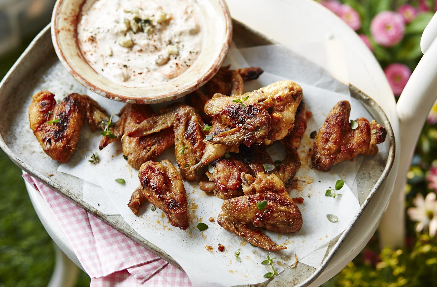 Confit chicken wings