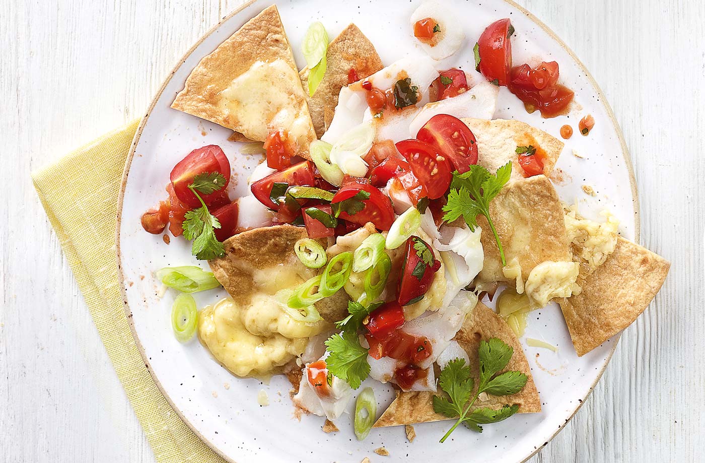 Fish nachos