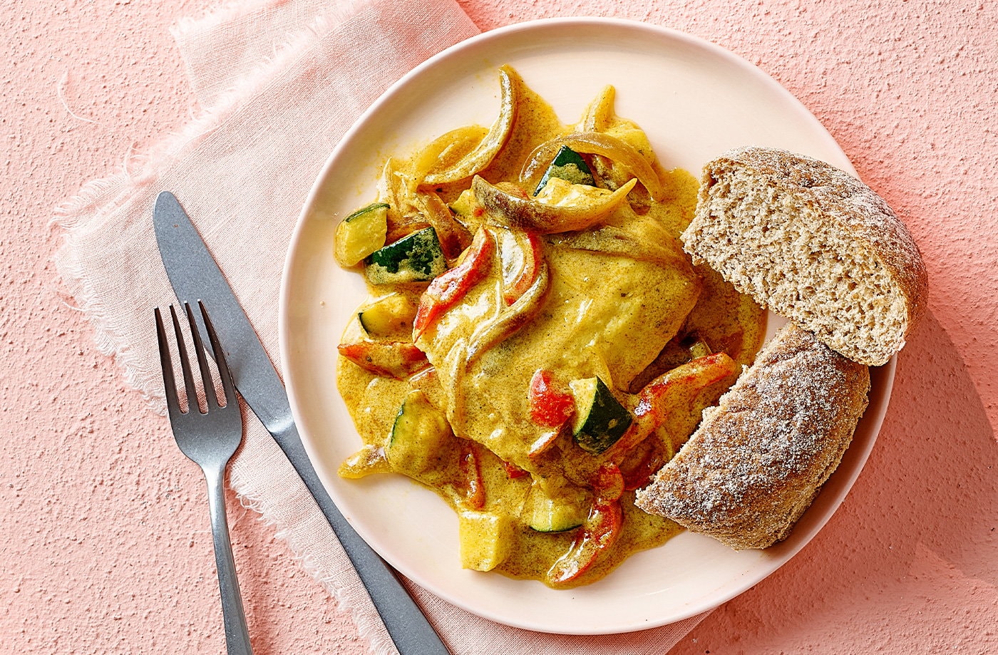 Quick fish ‘n’ veggie curry
