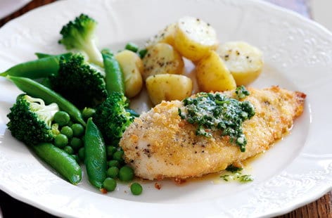 Quick chicken Kiev