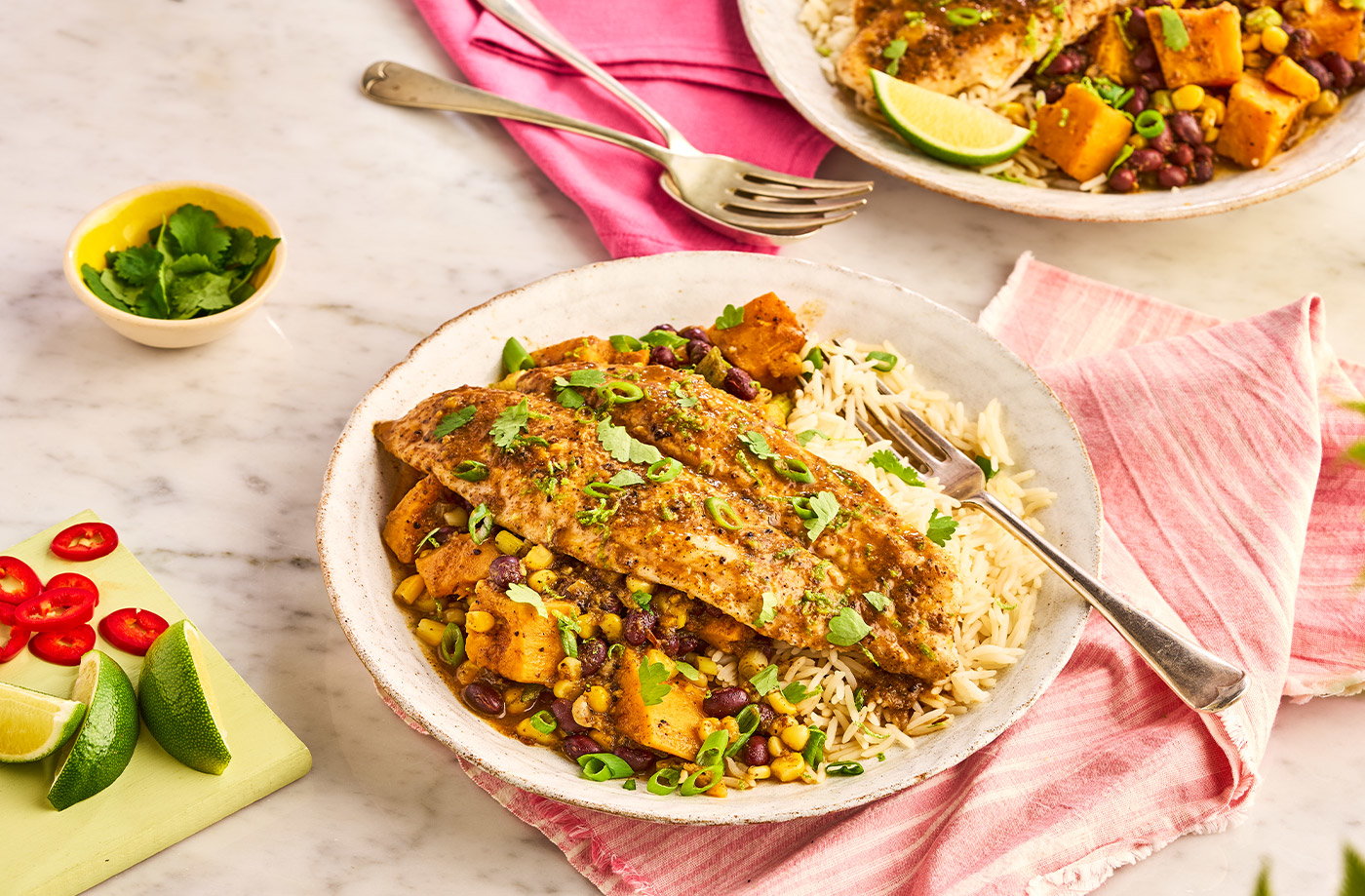 Slow-cooker jerk basa