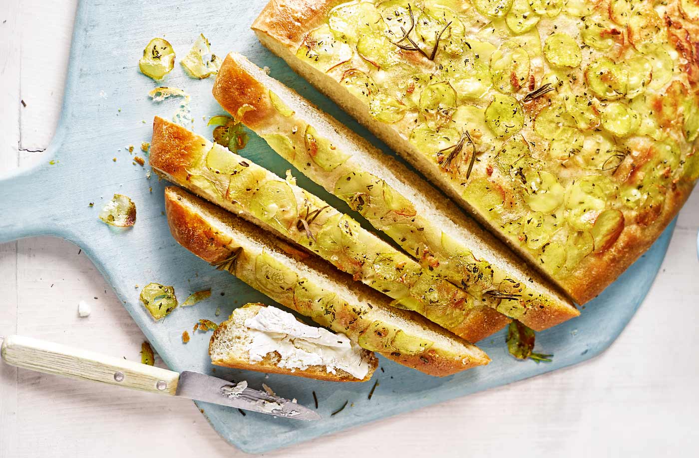 Cornish potato and rosemary focaccia