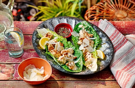 Image of "Chicken Caesar kebabs"