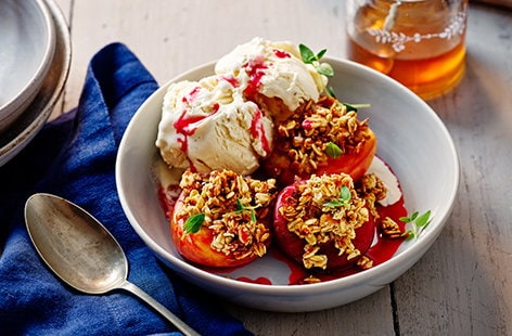 Image of "Honey-roasted stone fruit"