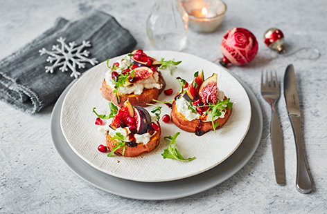 Image of "Roasted sweet potato rounds"