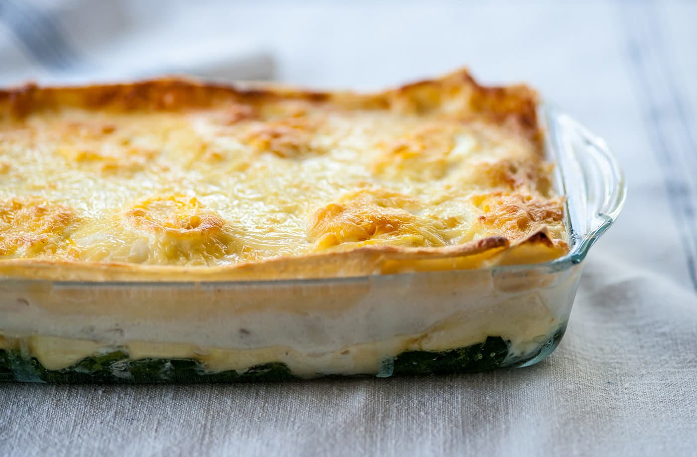 Mark Dodson’s fish lasagne with cheesy topping