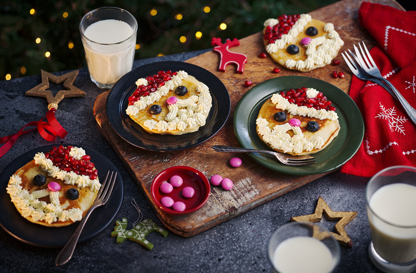 Father Christmas pancakes