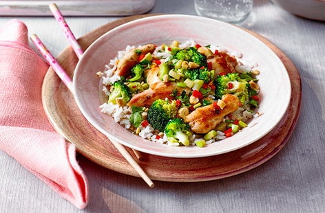 Image of "Chicken and broccoli stir-fry"