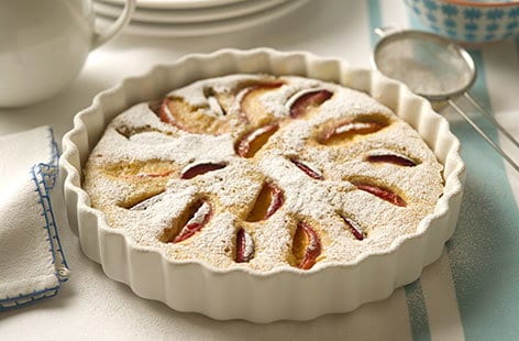Image of "Plum and peach clafoutis"