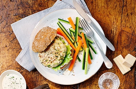 Image of "Hidden veg turkey burgers"