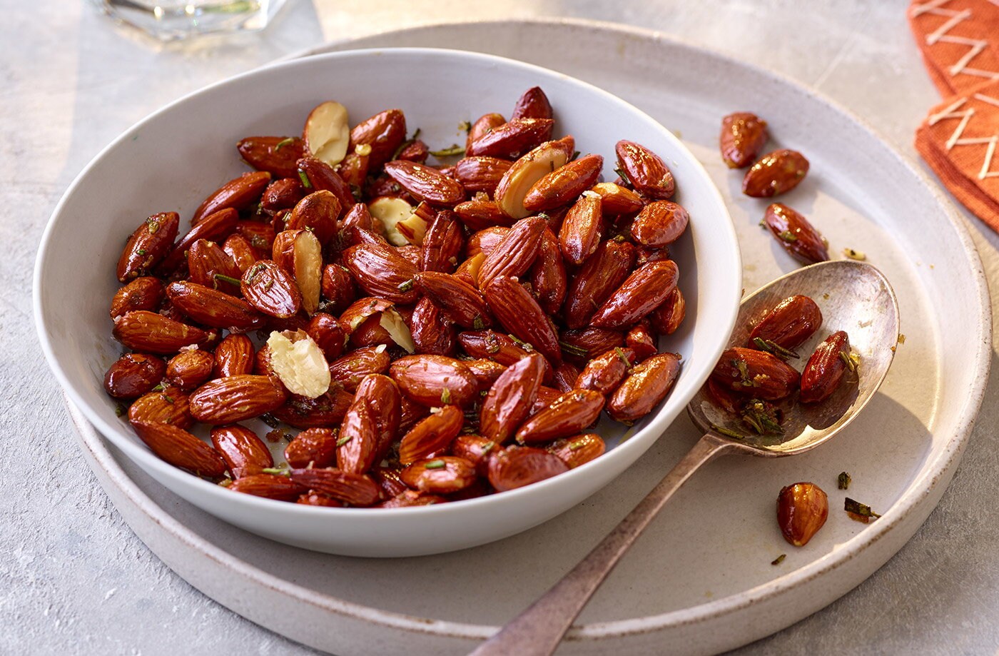 Rosemary and chilli roasted almonds