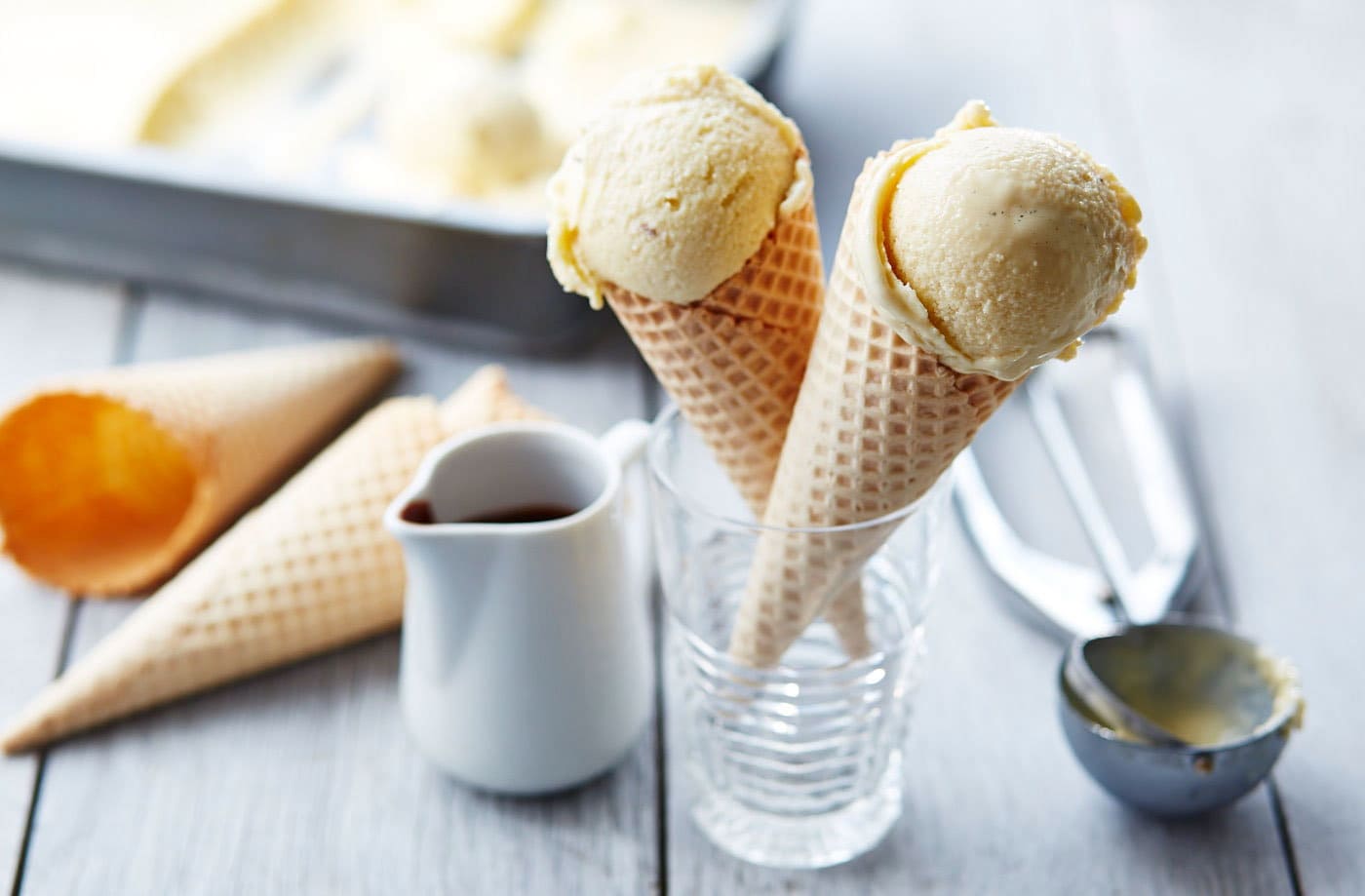 Dairy-free vanilla ice cream